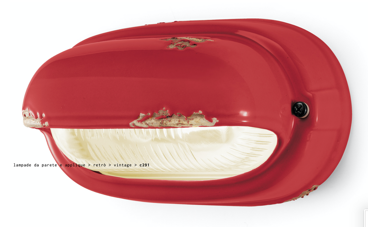 imagen aplique Vintage C291 rojo