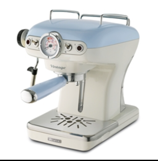 imagen cafetera Ariete Vintage azul
