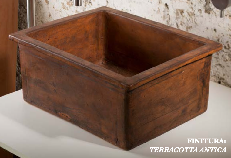 Fregadero de Cocina Terracotta Vintage | Bleu Provence | Retrotimes