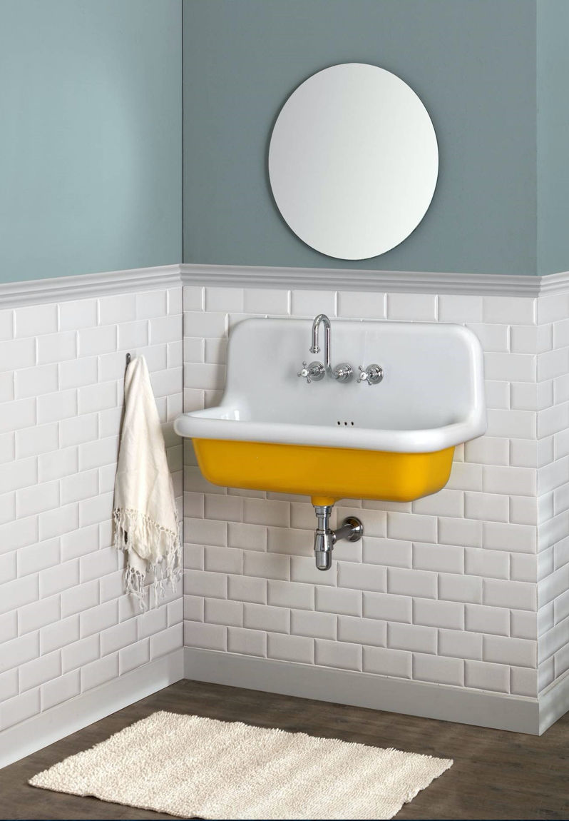 ambientación lavabo true colors color exterior amarillo 1021