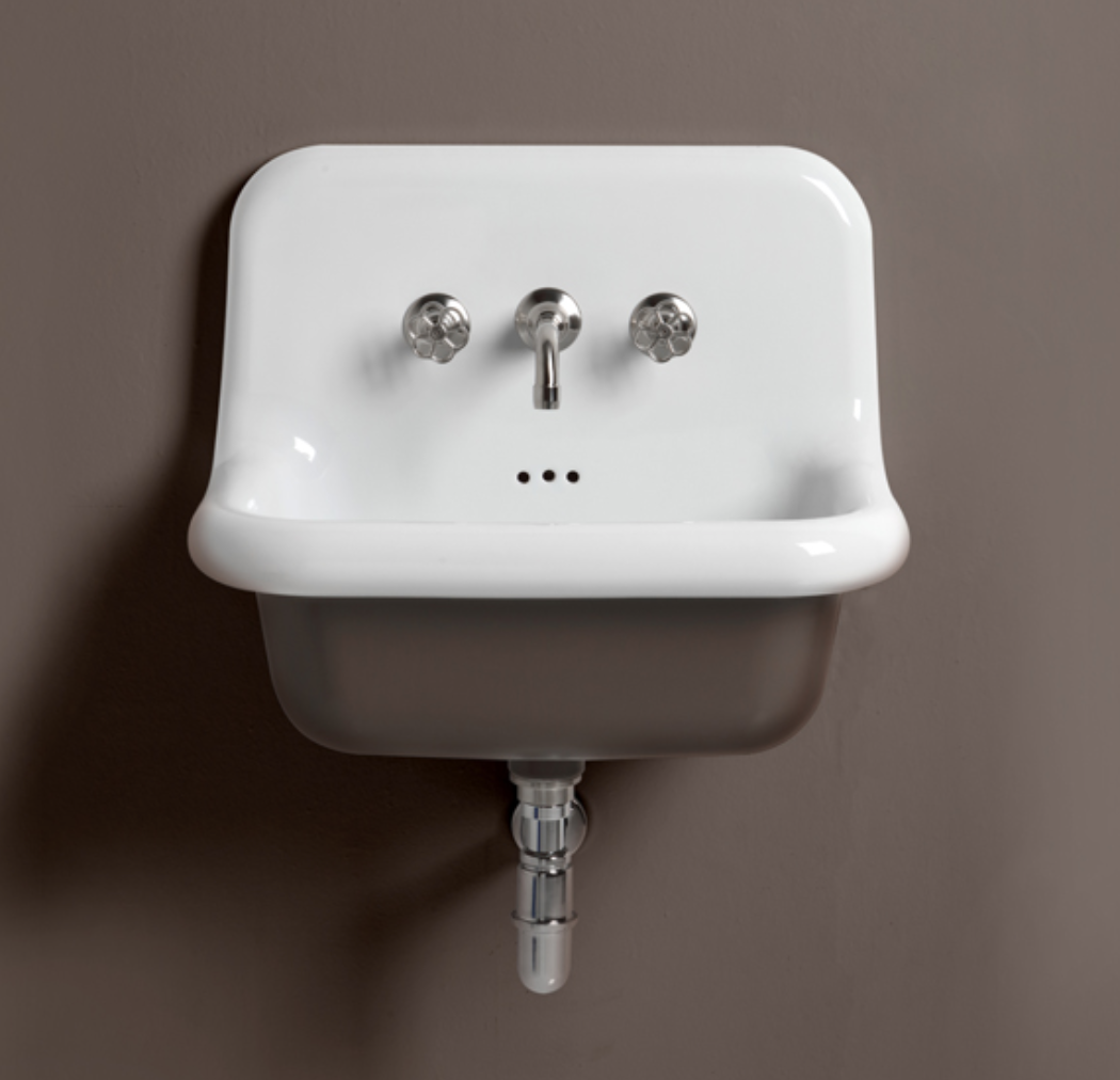 Lavabo de Cerámica Vintage Mediano True Colors | Bleu Provence | Retrotimes