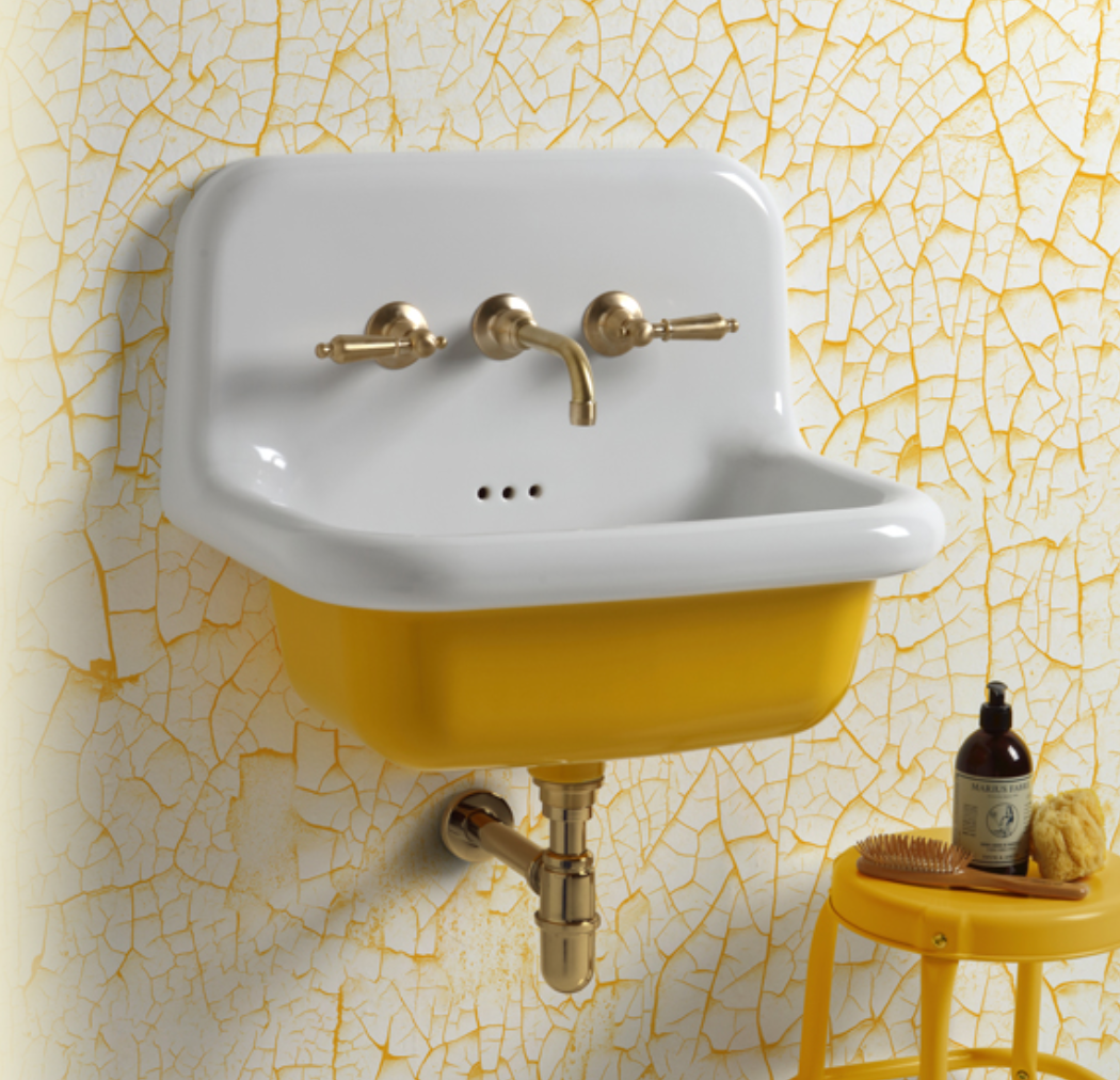 Lavabo de Cerámica Vintage Mediano True Colors | Bleu Provence | Retrotimes