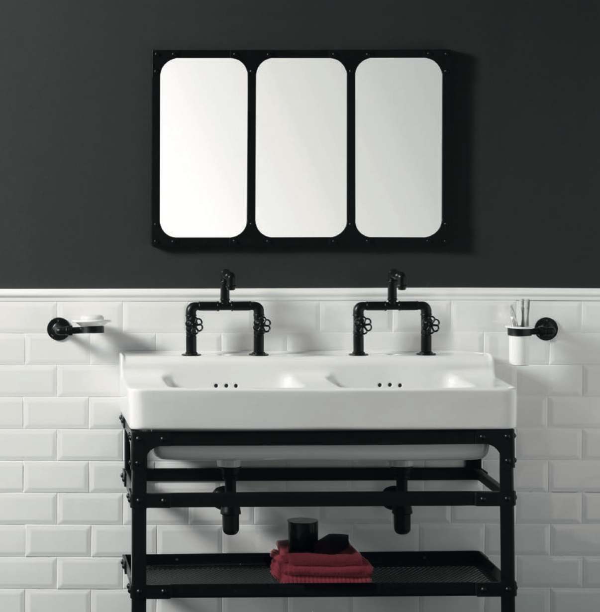 ambientación lavabo Industrialis 110cm  