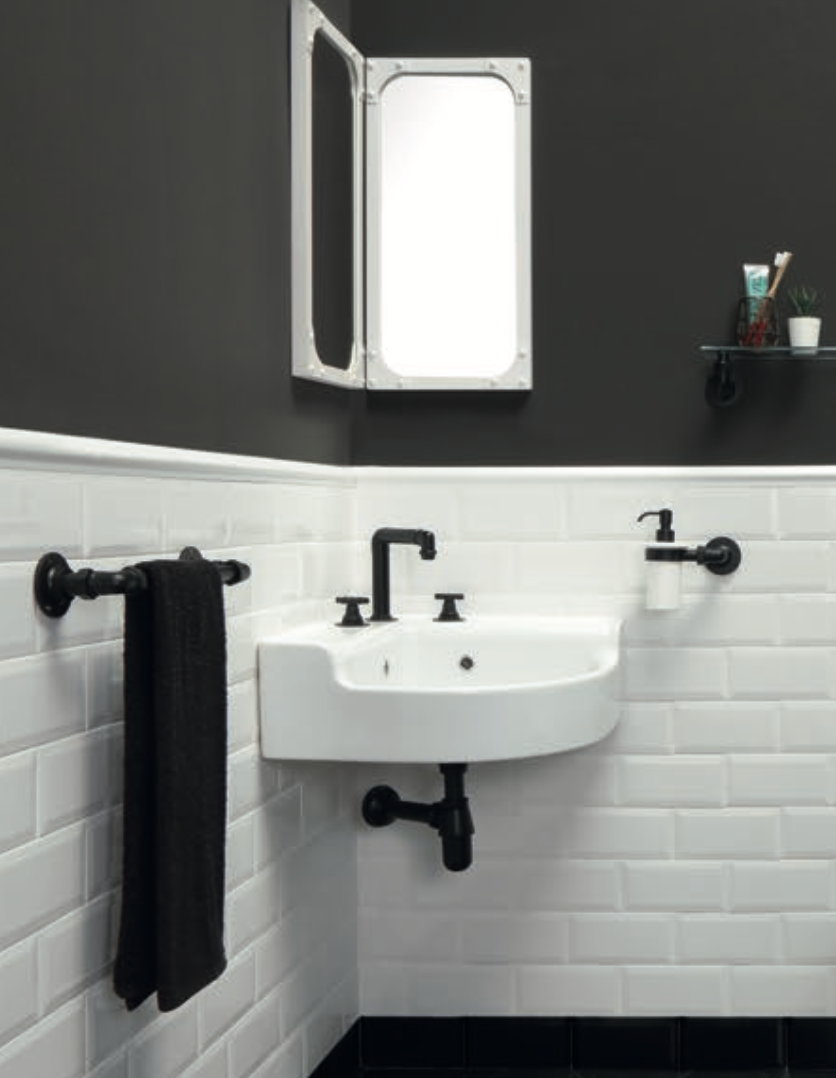 lavabo Industrialis esquinero