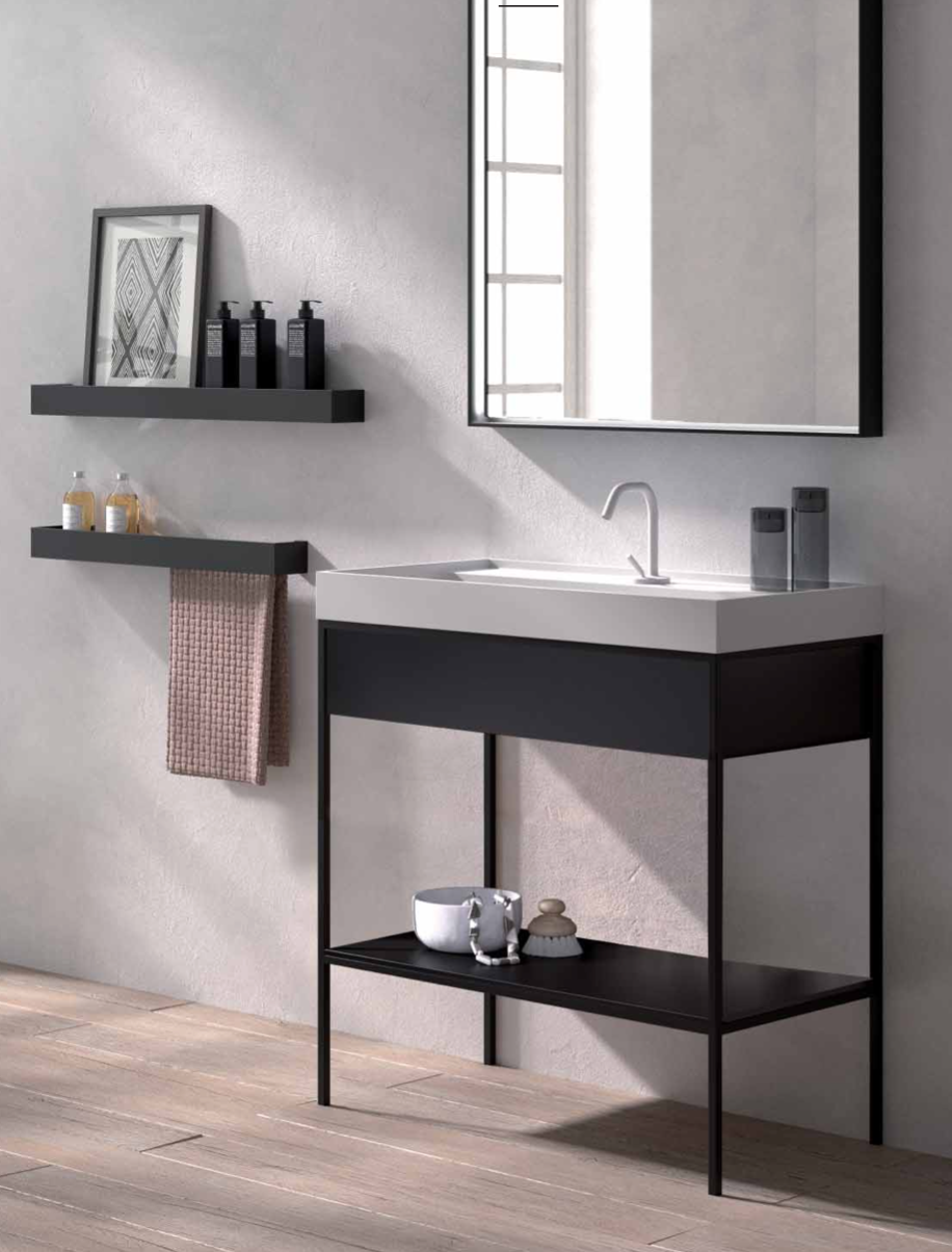 ambiente toallero estante Madero Atelier