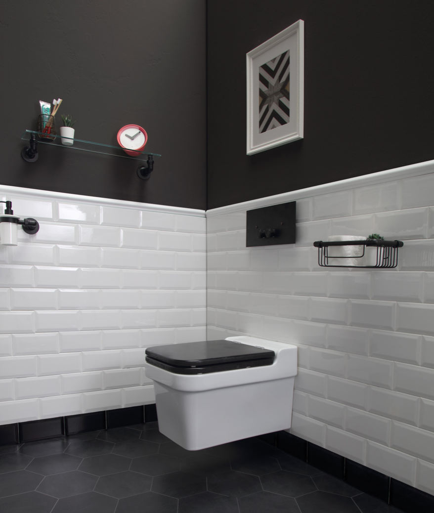 ambientación baño con jabonera Industrialis