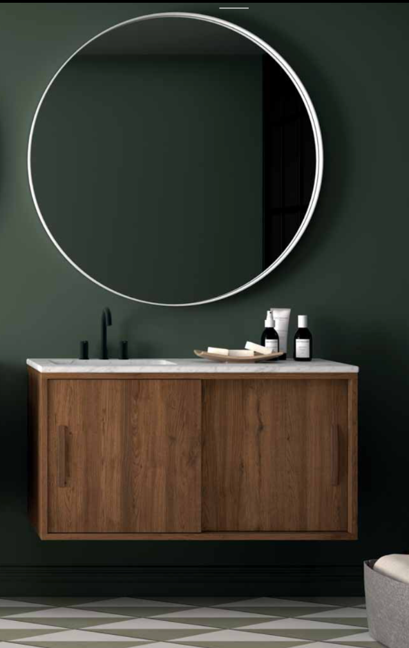 mueble baño Velvet retro colgado sin patas