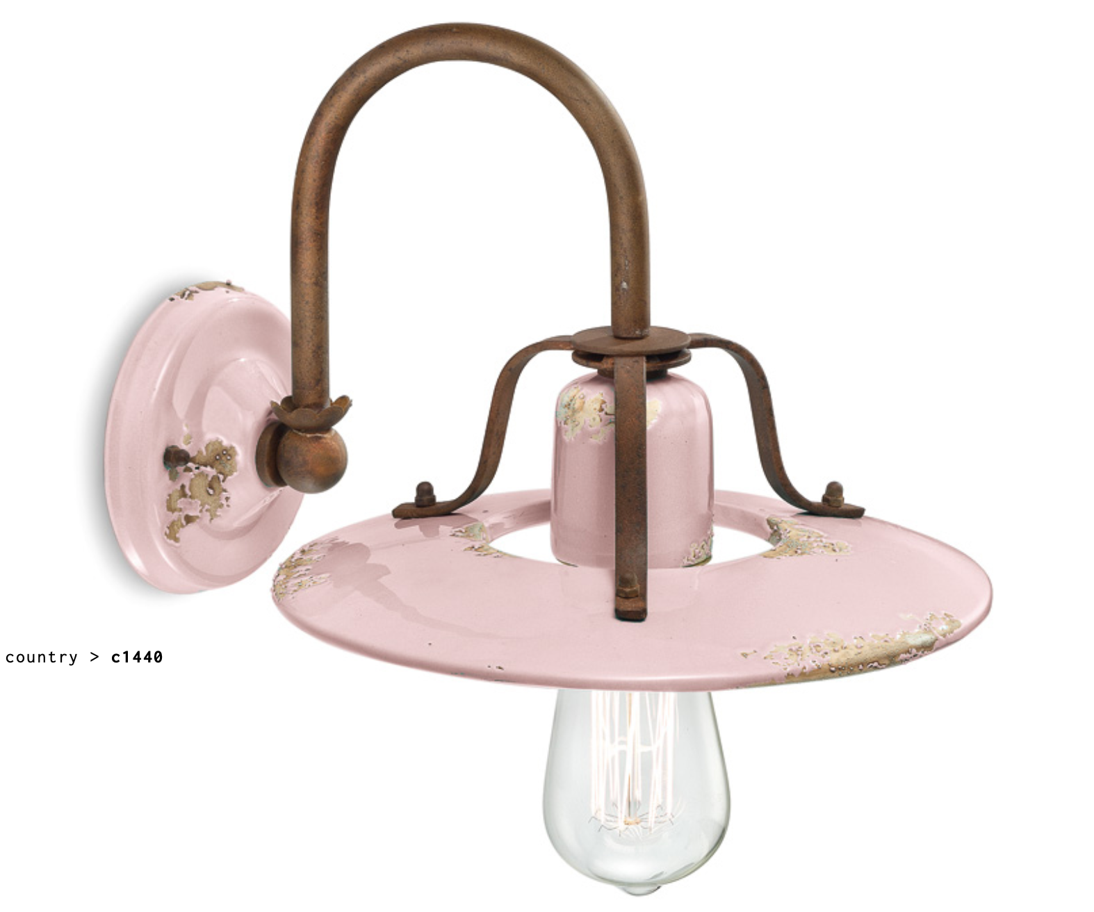 aplique C1440 rosa vintage