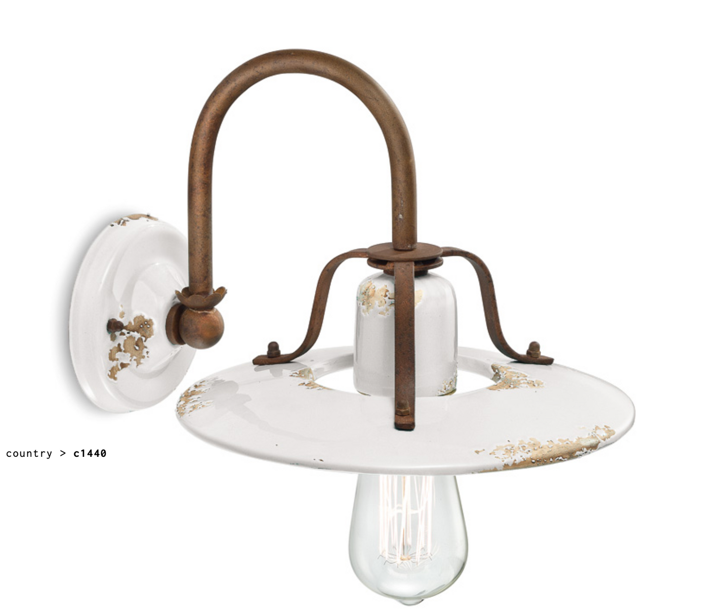 aplique C1440 blanco vintage