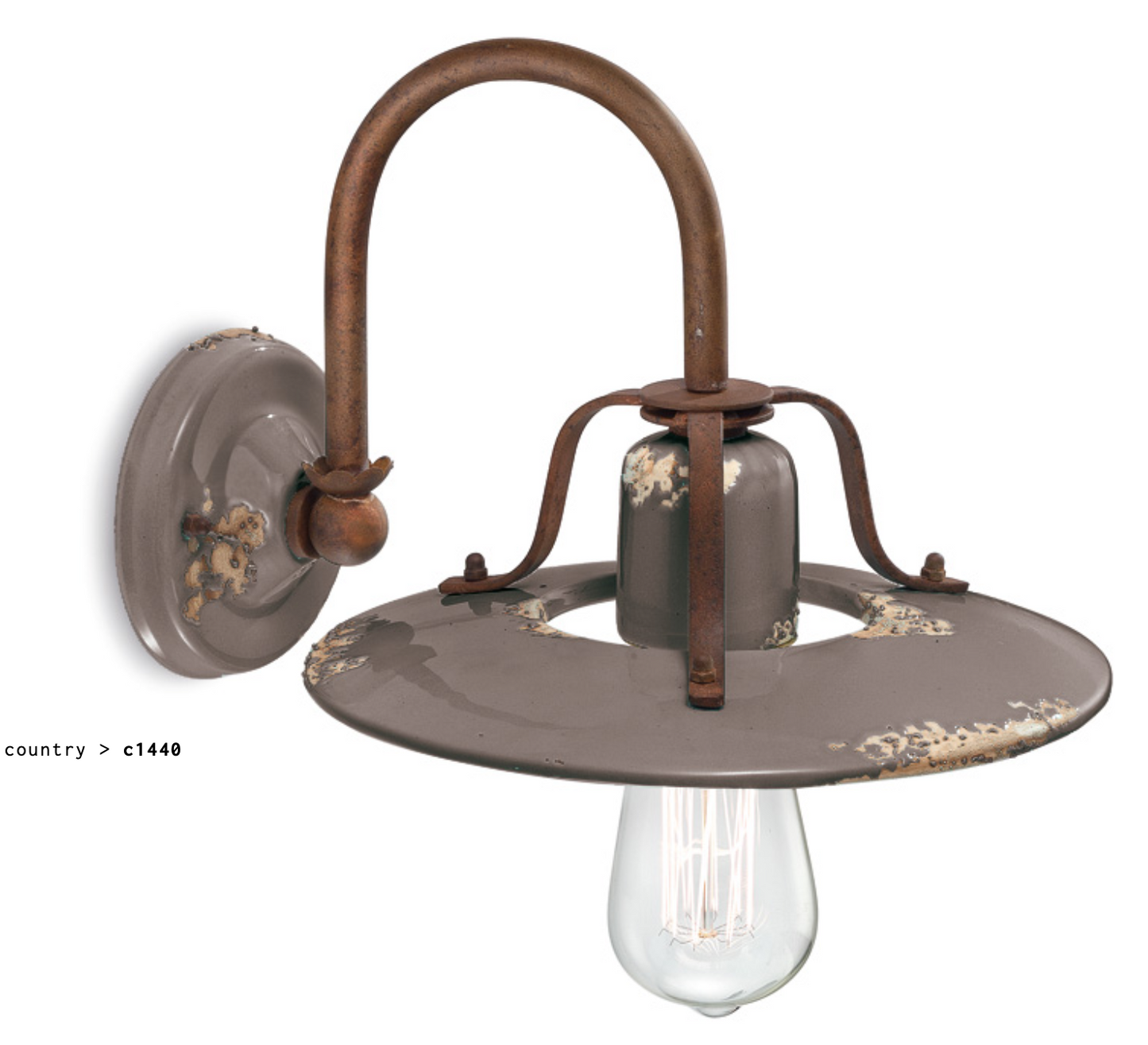 aplique C1440 gris vintage