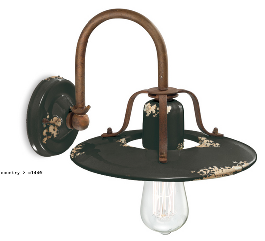 aplique C1440 negro vintage