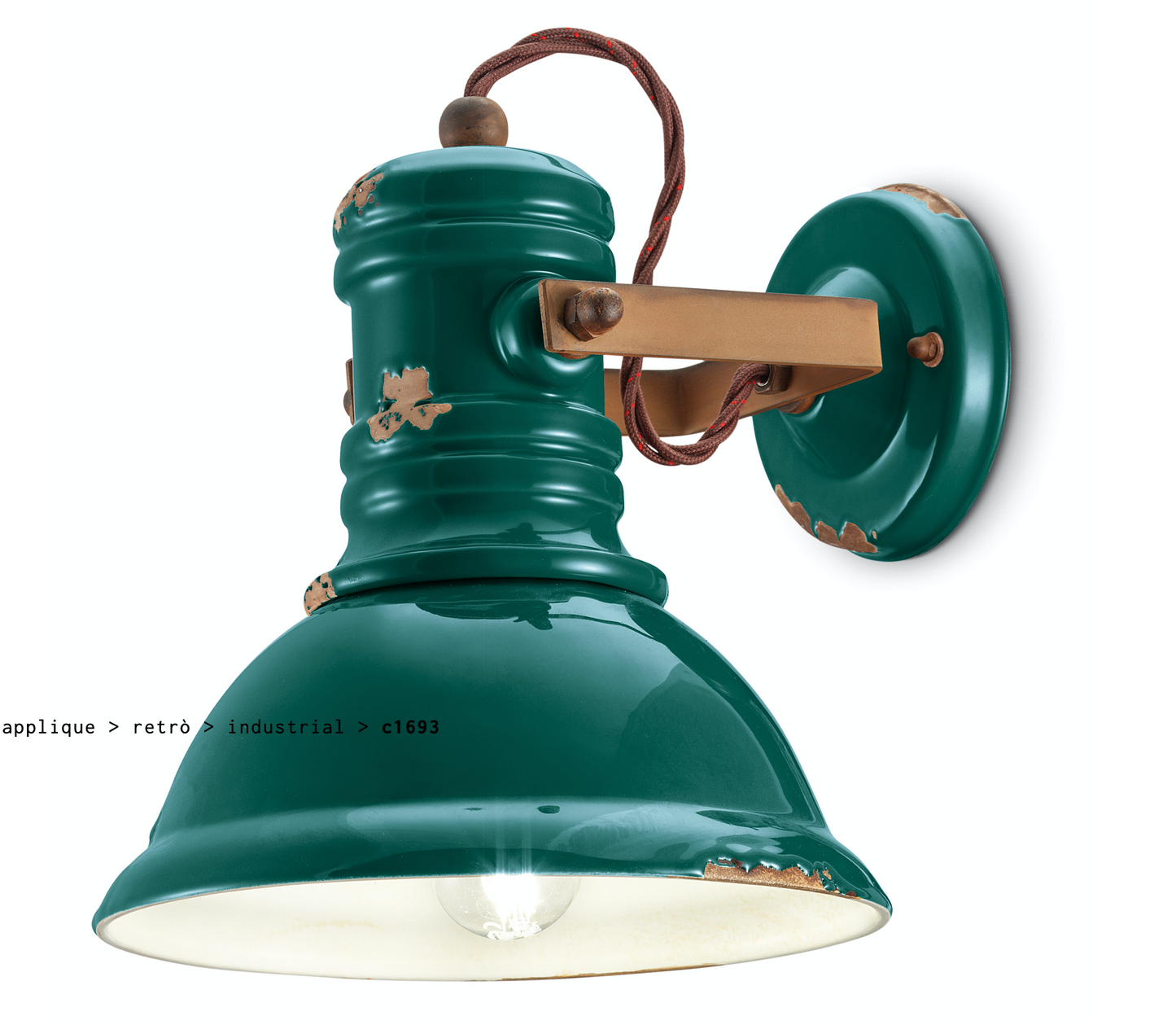 imagen aplique Industrial c1693 verde vintage