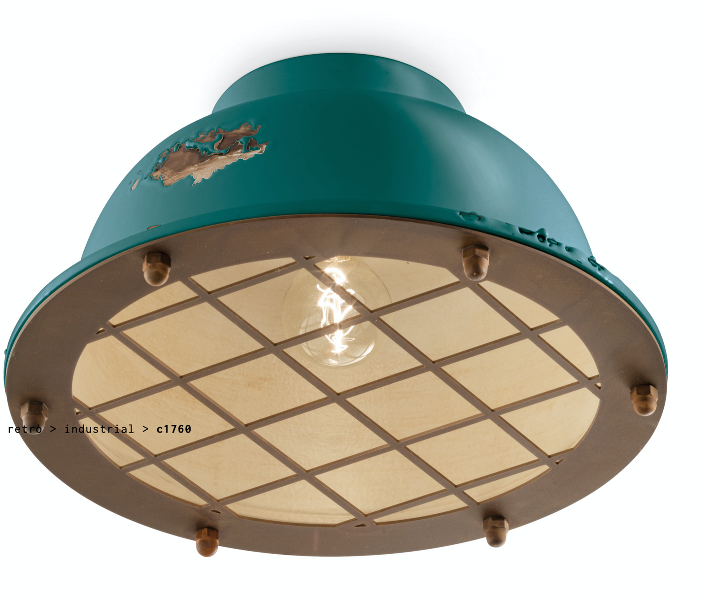 imagen foco Industrial C1760 verde vintage