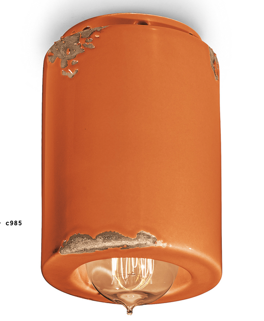 lámpara Vintage C985 naranja