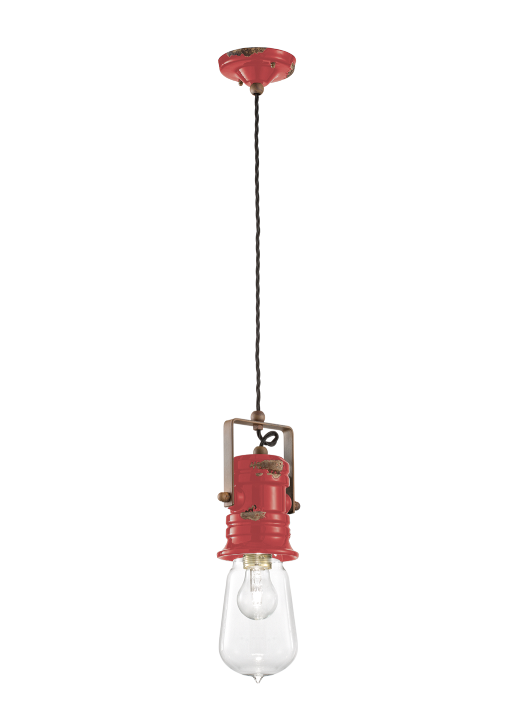 imagen lámpara colgante Urban C1740 rojo