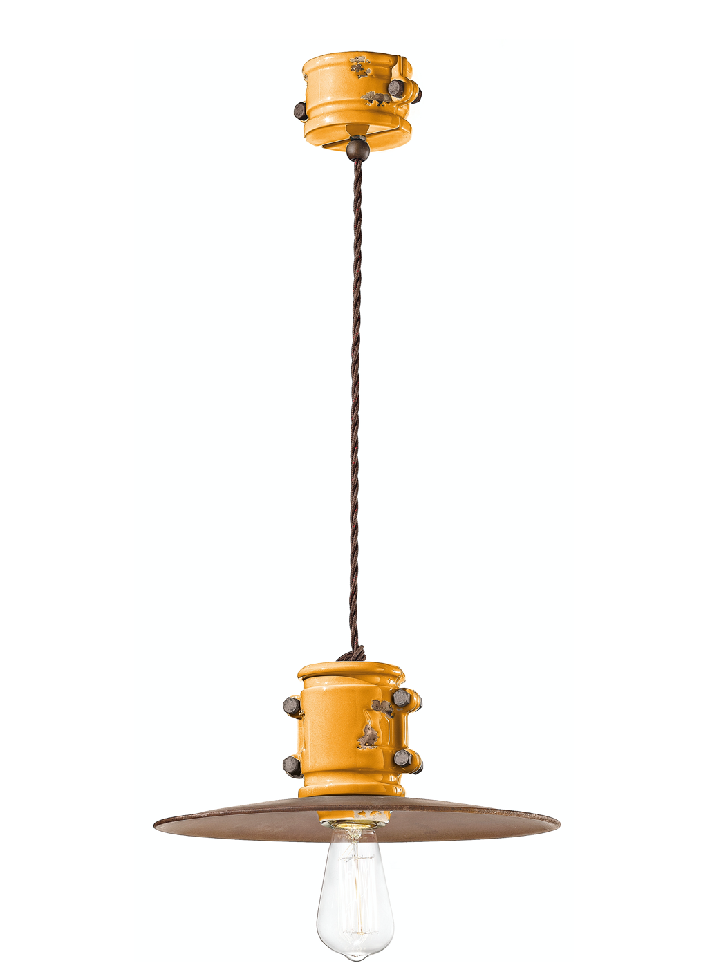 imagen lámpara colgante Urban C1522 amarillo