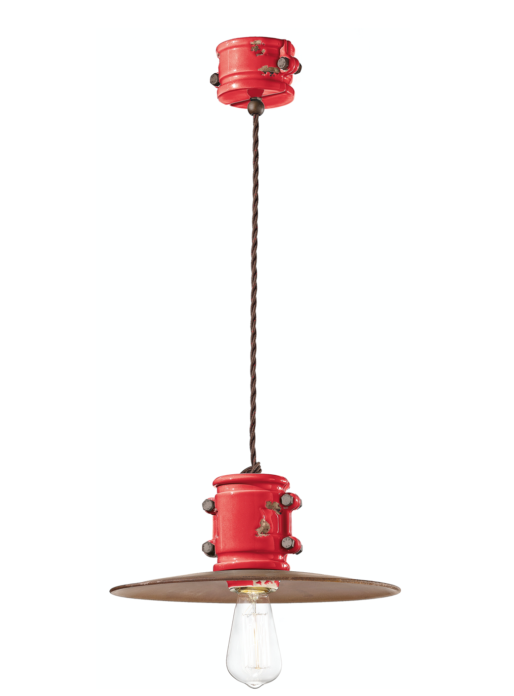 imagen lámpara colgante Urban C1522 rojo