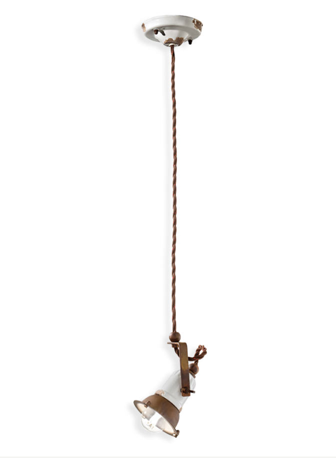 imagen lámpara colgante Loft C1660 blanco