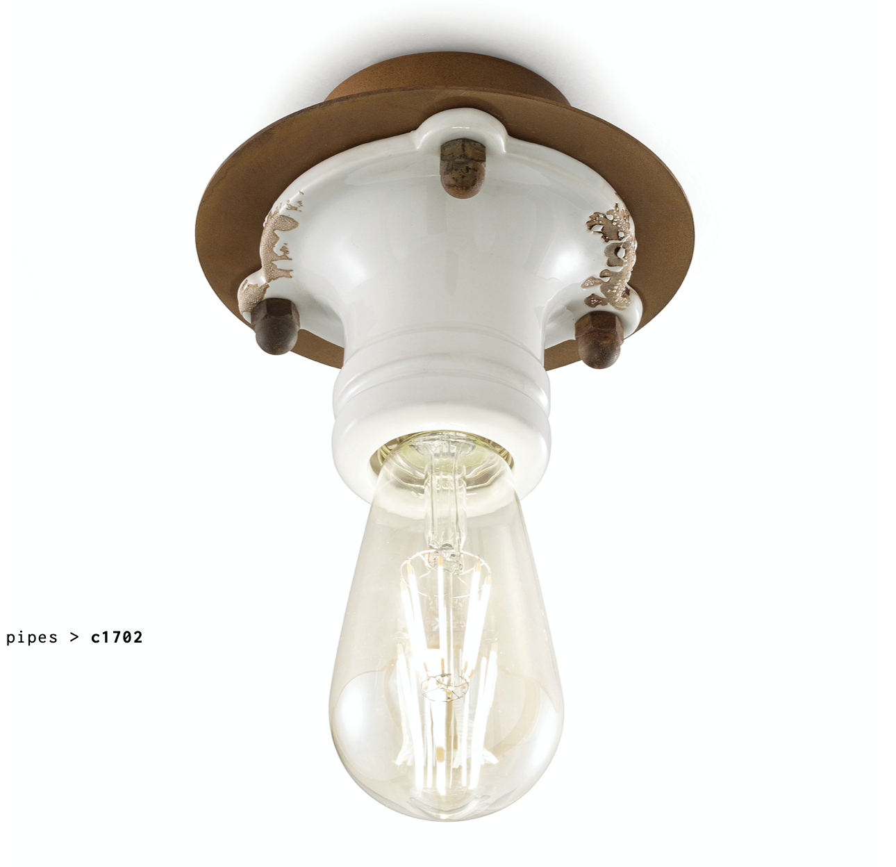 imagen lámpara Pipes C1702 blanco