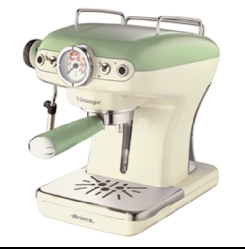 imagen cafetera Ariete Vintage verde