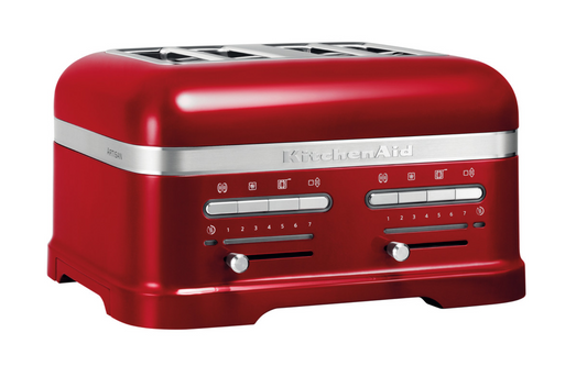 imagen tostadora Kitchen Aid Retro 4 ranuras rojo