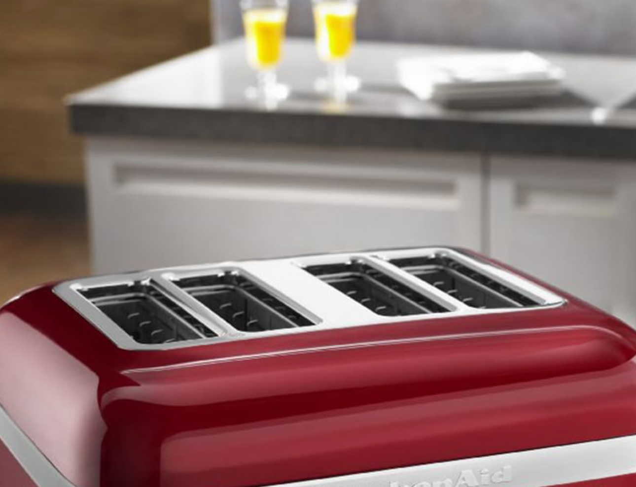 detalle tostadora Kitchen Aid Retro 4 ranuras