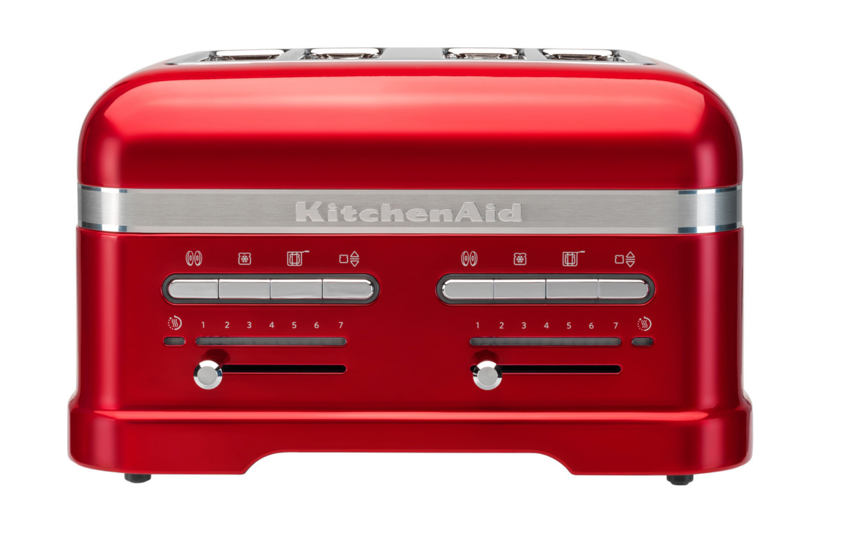 imagen tostadora Kitchen Aid Retro 4 ranuras rojo