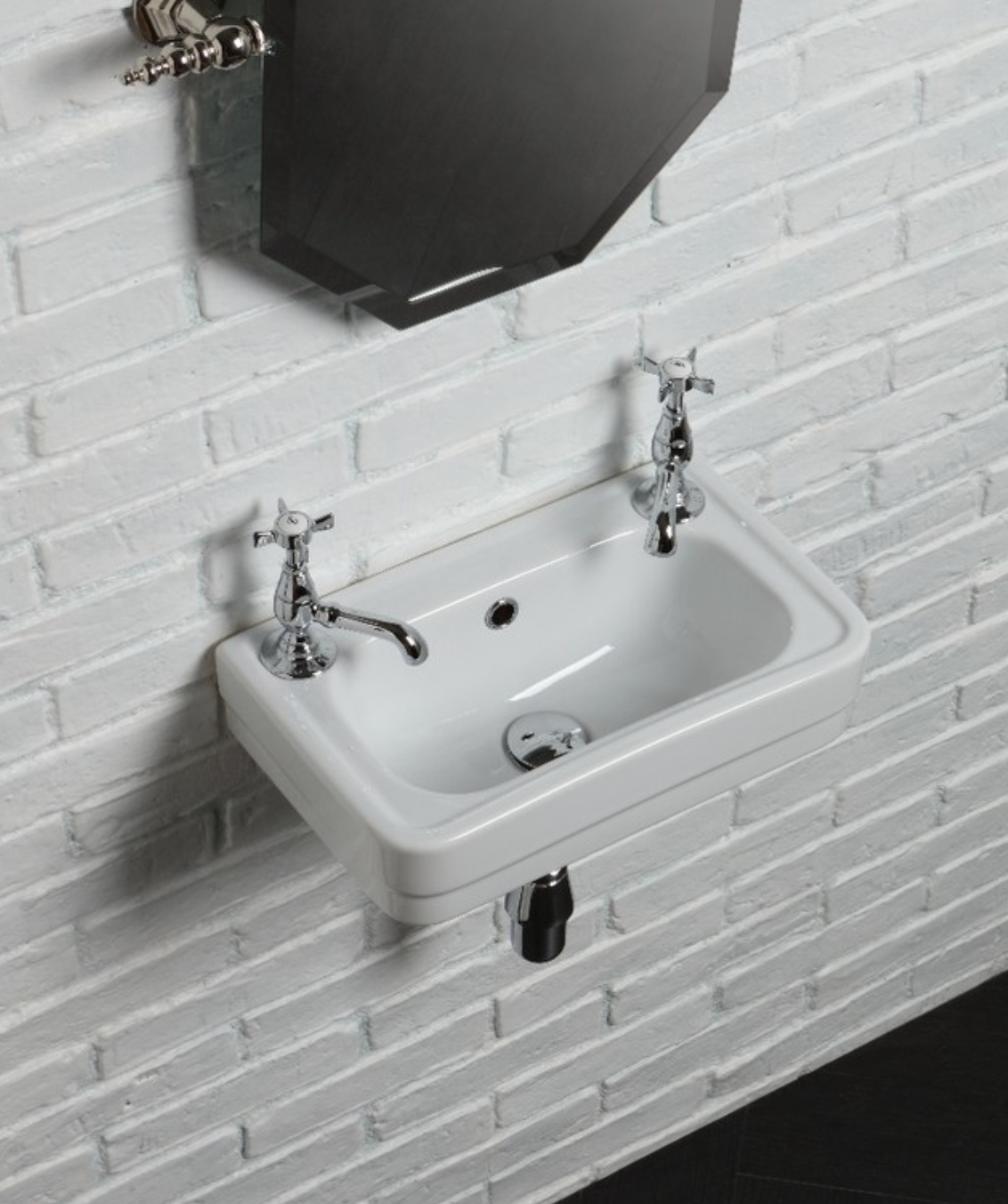 ambientación lavabo con grifería RL100 