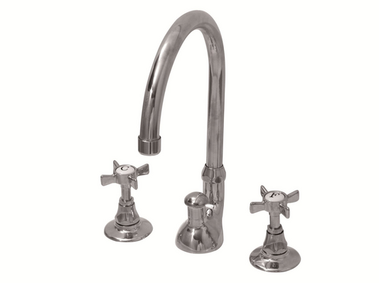 imagen grifería lavabo RL101 cromo/fleur