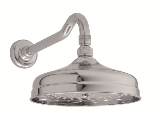 imagen rociador ducha vintage en cromo