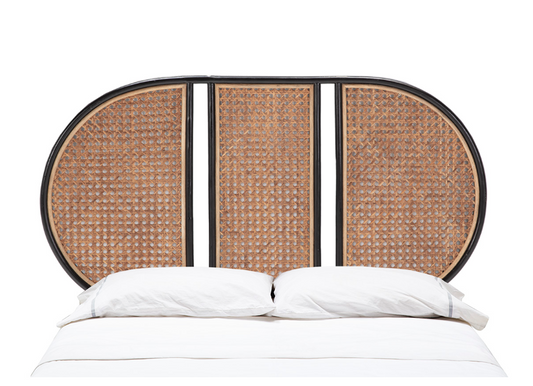imagen cabecero mimbre vintage 190cm