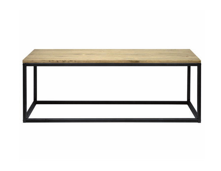 Banco de Madera y Acero Cubus de Crea collection estilo Industrial