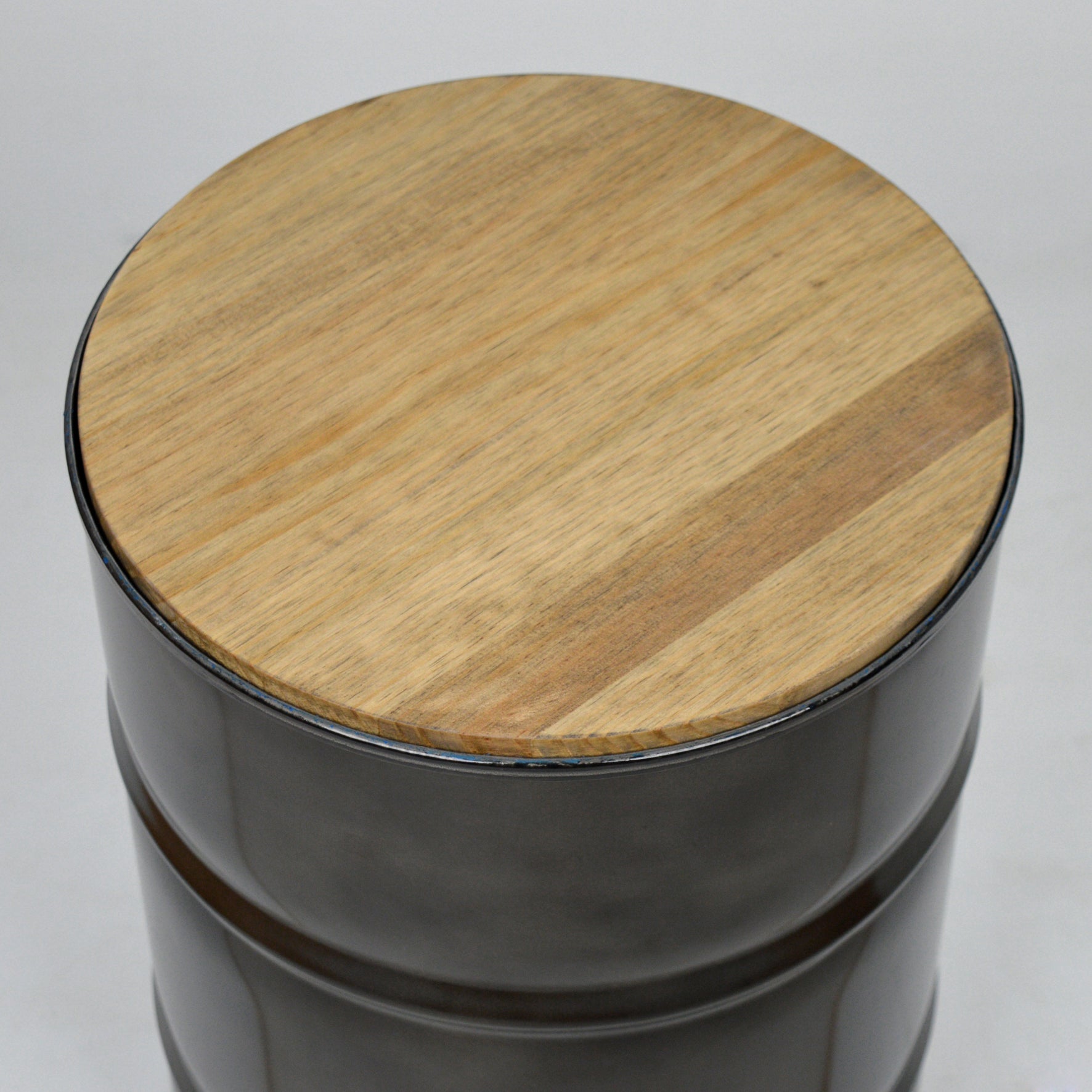 Mesa baja de Bidón Diversity de Crea Collection de Estilo Industrial vista superior