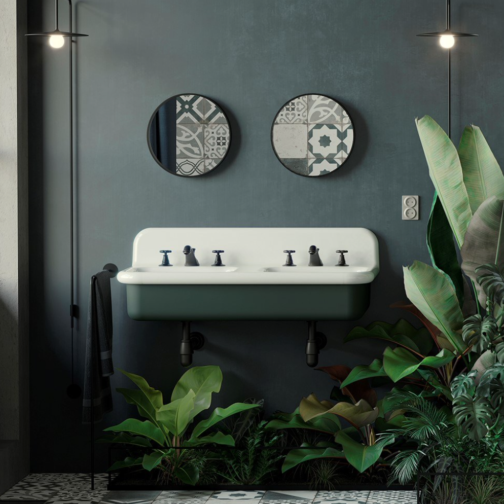 imagen lavabo extragrande doble True Colors Lite