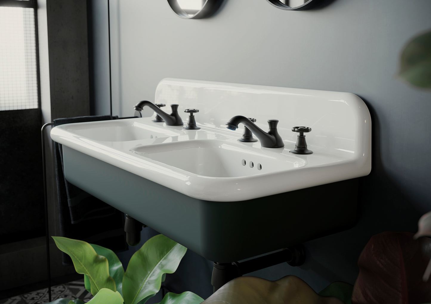 imagen grifería lavabo RL102 negro