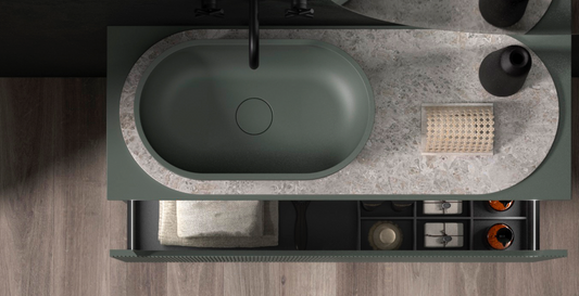 imagen mantel protector Mat en mármol Tundra Grey