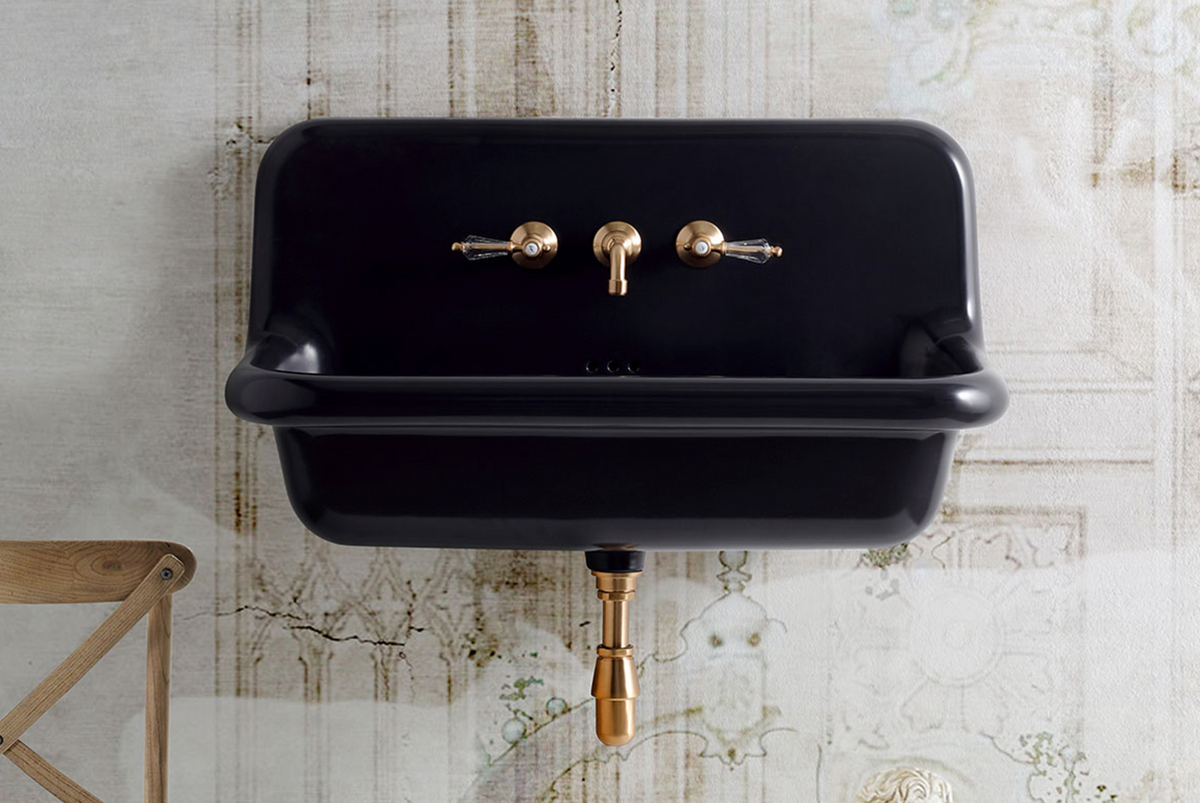 imagen lavabo true colors grande en negro