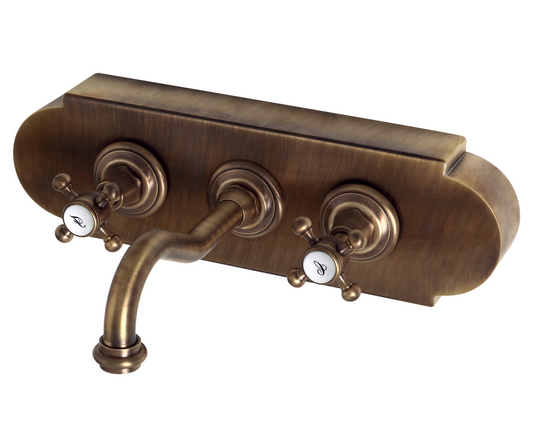imagen grifería lavabo cocina RL1015 bronce oscuro / Croix