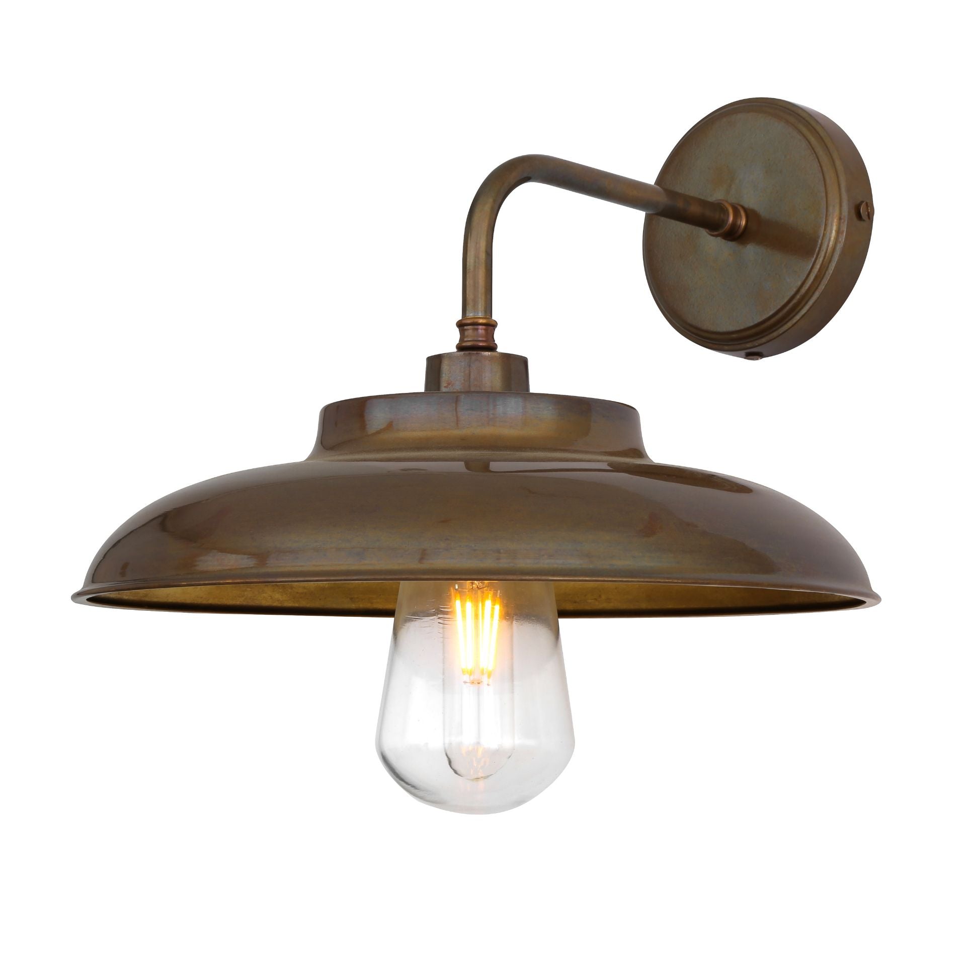 imagen aplique estilo industrial en latón envejecido