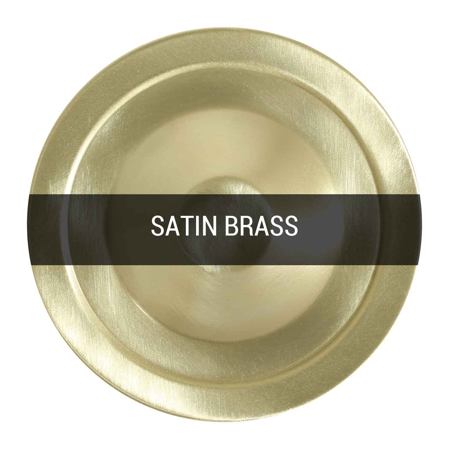 acabado en latón satinado