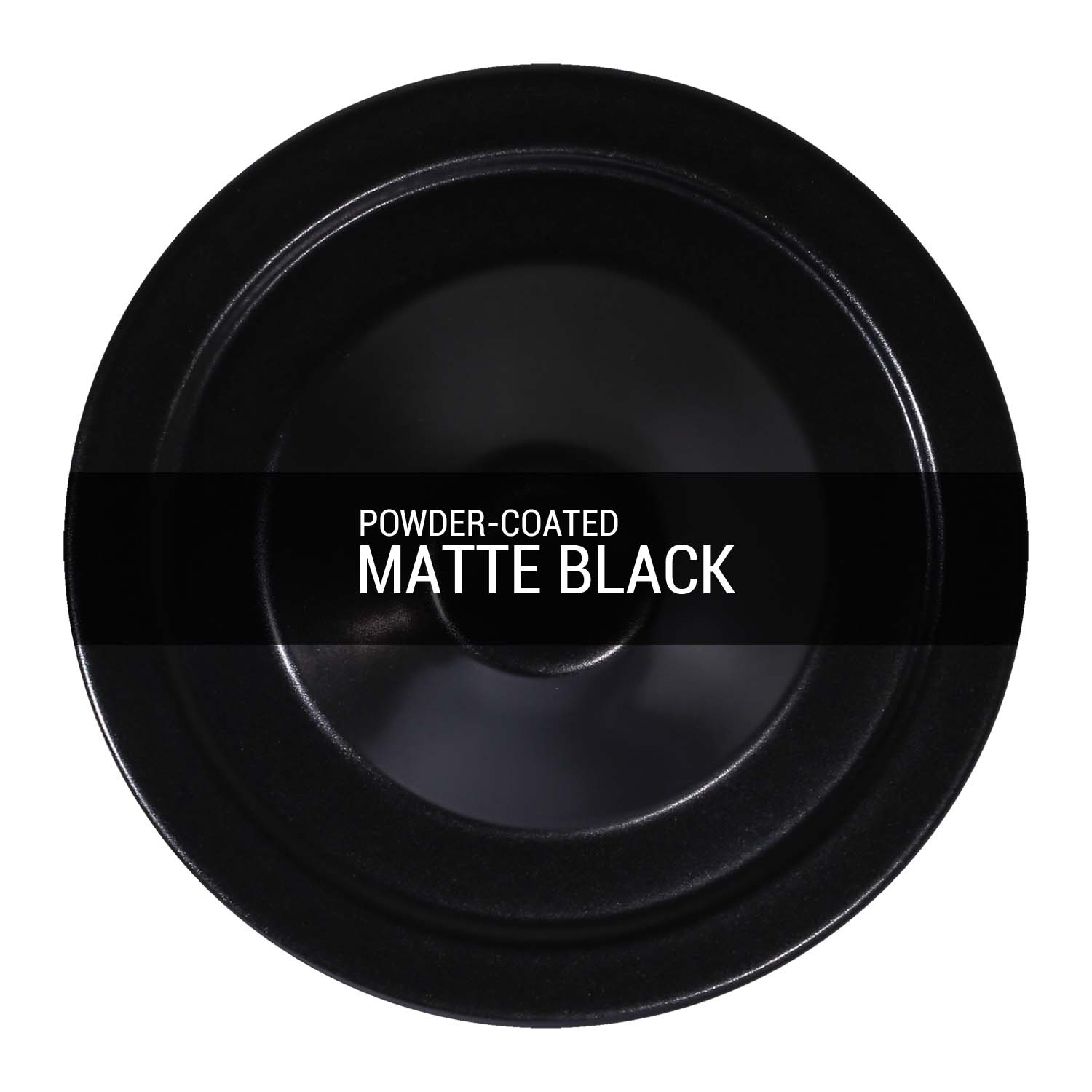 acabado base negro mate polvo
