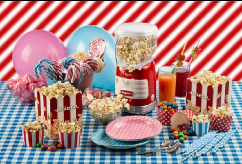 ambientación con máquina palomitas Party Time Popper de Ariete estilo Retro