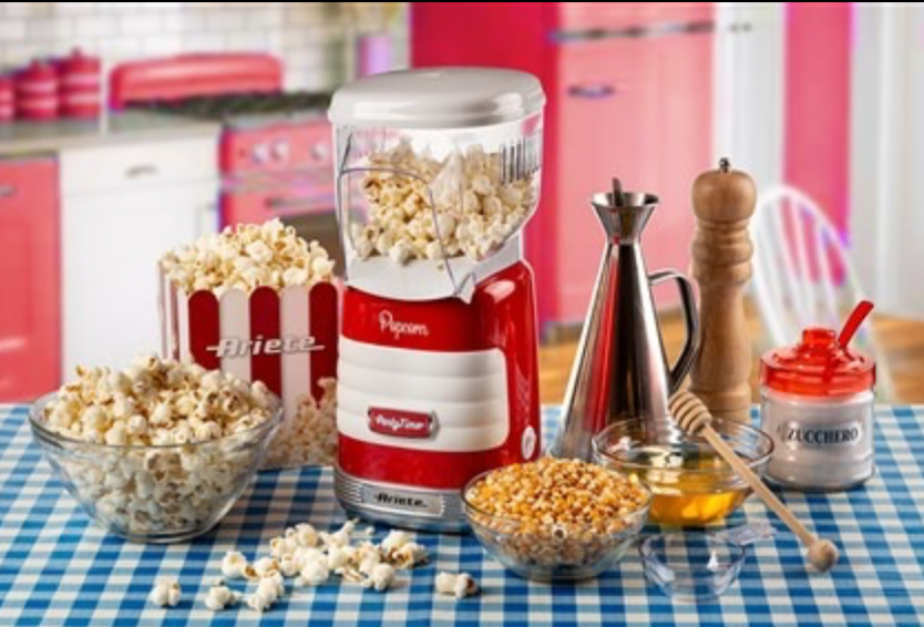 ambientación con máquina palomitas Party Time Popper de Ariete estilo Retro