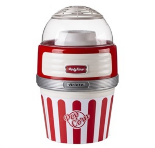 imagen máquina palomitas Party Time Big Popper roja de Ariete estilo retro