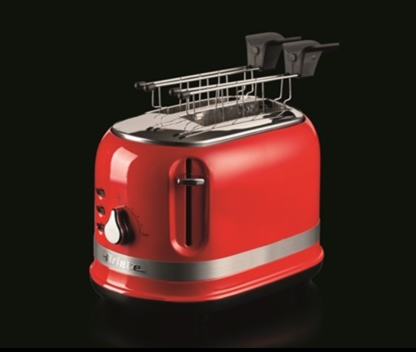 vista tostador Moderna de Ariete en rojo