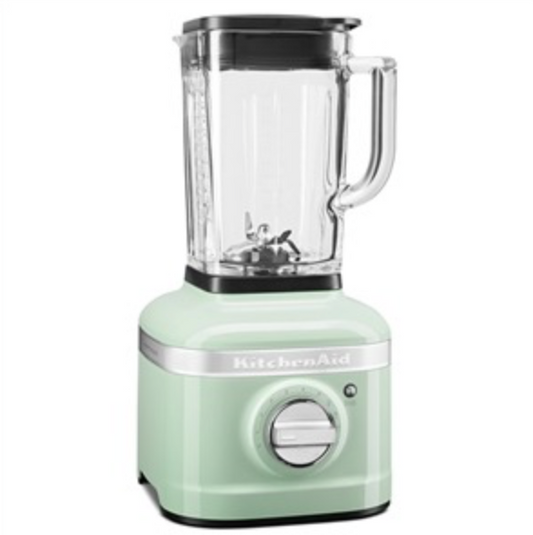 imagen batidora vaso Artisan KitchenAid en pistacho