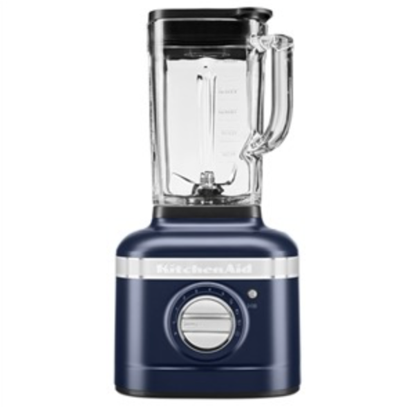 imagen batidora vaso Artisan KitchenAid en azul tinta