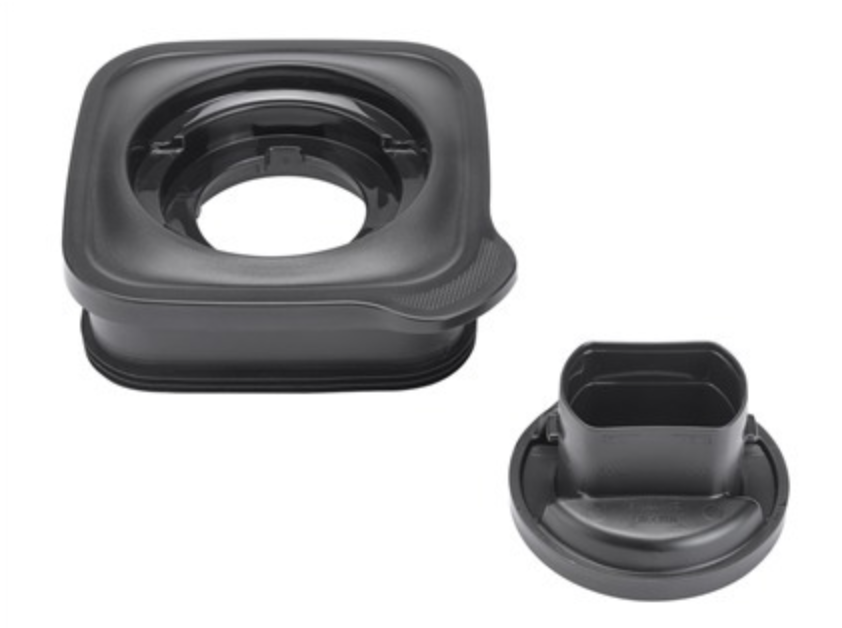 detalle batidora vaso Artisan KitchenAid en negro
