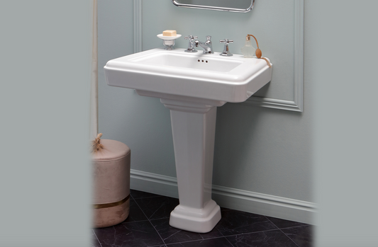 imagen lavabo con pedestal So Fifties