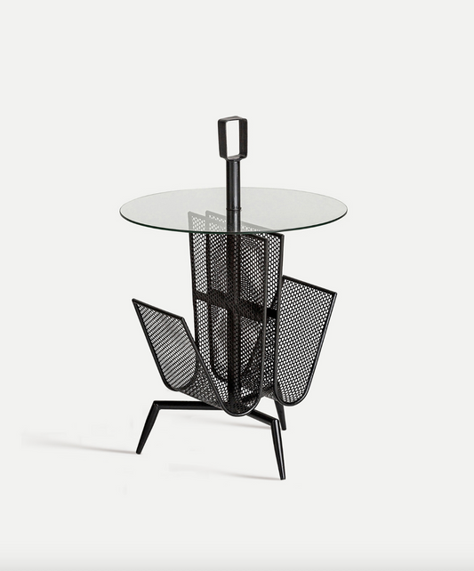 IMAGEN MESA AUXILIAR CON REVISTERO FUSSEN